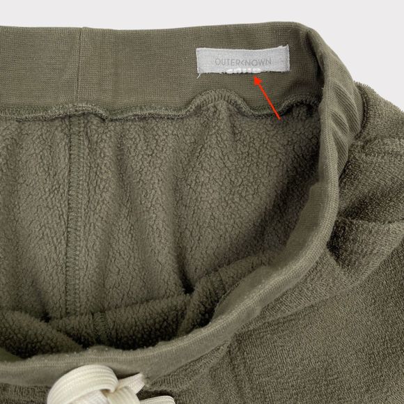 Outerknown Hightide Towel Soft Sweatpants in Forest Green Women's Size XS - Picture 5 of 12